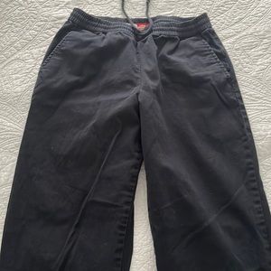 BLACK DICKIES STRAIGHT LEG PANTS
